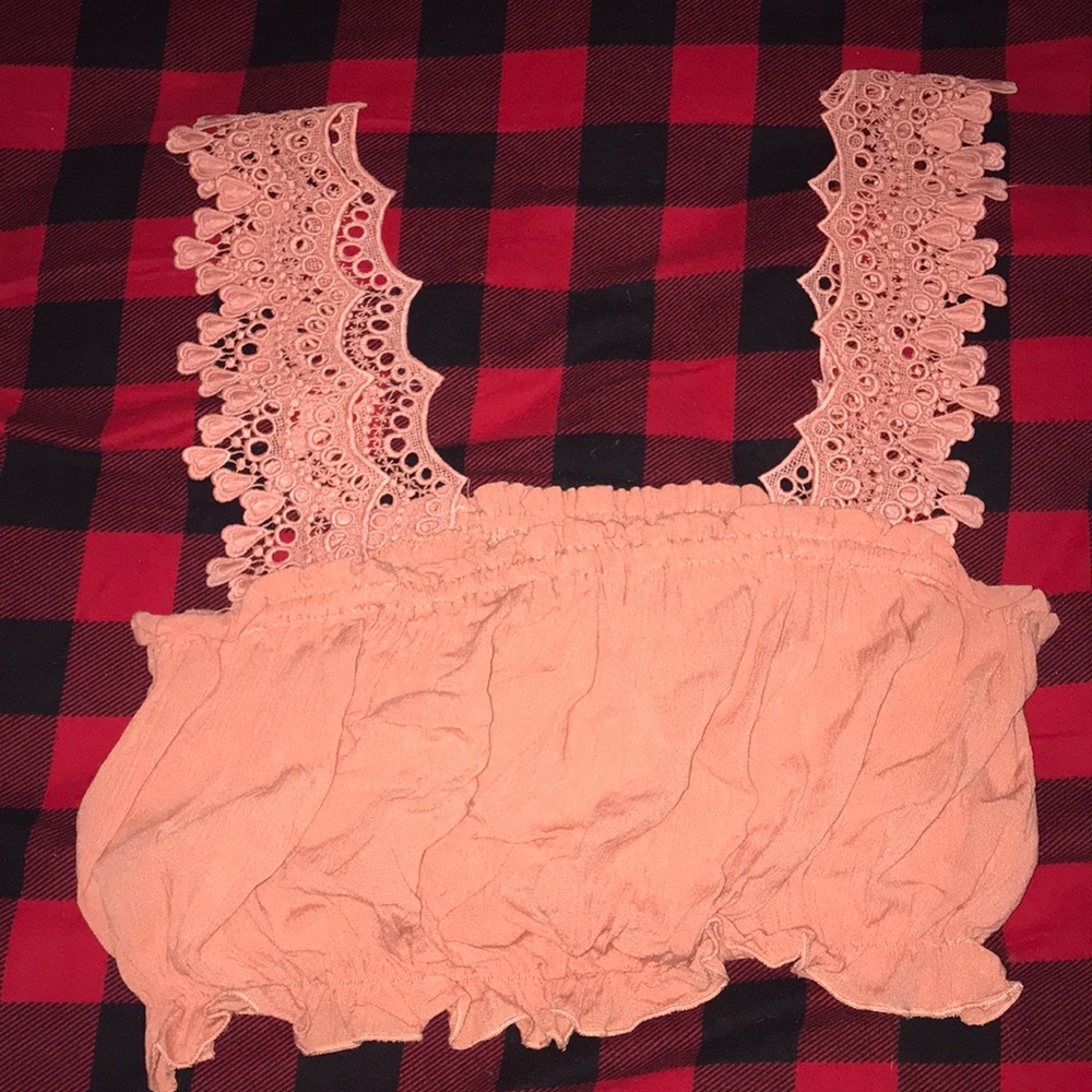 Lace crop
